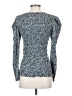 Parker Blue Long Sleeve Top Size S - photo 2