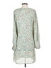 Louna 100% Polyester Print Green Casual Dress Size S - photo 2
