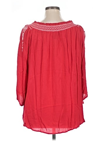 Terre Bleue 3/4 Sleeve Blouse (view 2)
