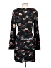 Slate & Willow Print Black Cocktail Dress Size 0 - photo 2