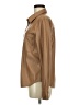 Wilfred 100% Polyurethane Brown Tan Long Sleeve Button-Down Shirt Size M - photo 5