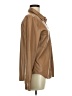 Wilfred 100% Polyurethane Brown Tan Long Sleeve Button-Down Shirt Size M - photo 4