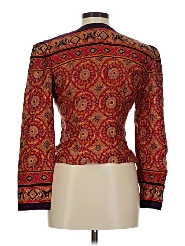 Maggy London Long Sleeve Silk Top (view 2)
