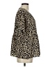 Shein Animal Print Tan Short Sleeve Blouse Size 8 - 10 - photo 4