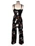 Kaileigh Floral Black Jumpsuit Size S - photo 2