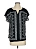 Talbots Black Short Sleeve Blouse Size S - photo 1
