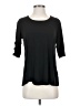 Susan Graver Black 3/4 Sleeve Top Size S - photo 1