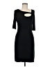 GOLDRAY Solid Black Cocktail Dress Size M - photo 1