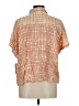 Lularoe 100% Rayon Tweed Orange Short Sleeve Blouse Size M - photo 2