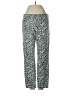 Ann Taylor Animal Print Silver Ivory Jeans Size 2 - photo 1