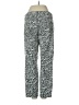 Ann Taylor Animal Print Silver Ivory Jeans Size 2 - photo 2