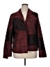 Coldwater Creek 100% Polyester Paisley Burgundy Blazer Size 1X - photo 1