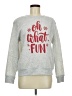 Unbranded 100% Polyester Silver Gray Sweatshirt Size M - photo 1