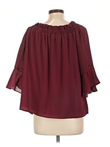 Single 3/4 Sleeve Blouse (view 2)