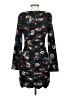 Slate & Willow Print Black Cocktail Dress Size 0 - photo 2