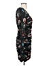 Slate & Willow Print Black Cocktail Dress Size 0 - photo 4