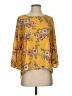 Papermoon Yellow 3/4 Sleeve Blouse Size S - photo 1