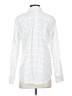 Amazon Essentials 100% Cotton Polka Dots White Long Sleeve Blouse Size S - photo 2