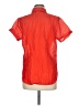 Chico's 100% Rayon Red Short Sleeve Button-Down Shirt Size Med (1) - photo 2