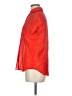 Chico's 100% Rayon Red Short Sleeve Button-Down Shirt Size Med (1) - photo 5