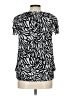 Harper Black Short Sleeve Blouse Size L - photo 2