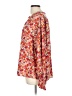 Foil 100% Viscose Floral Red Long Sleeve Blouse Size 10 - photo 5