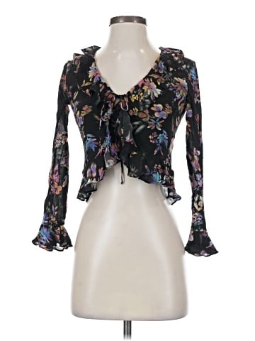 Amanda Uprichard 3/4 Sleeve Blouse (view 1)