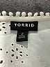 Torrid 100% Rayon Ivory Short Sleeve Blouse Size 2X Plus (2) - photo 4