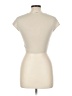 Zara Ivory Short Sleeve Top Size L - photo 2