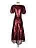 Keepsake 100% Polyester Burgundy Cocktail Dress Size S - photo 2