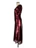 Keepsake 100% Polyester Burgundy Cocktail Dress Size S - photo 5