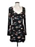 Slate & Willow Print Black Cocktail Dress Size 2 - photo 1