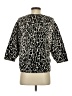 Ann Taylor Animal Print Black Pullover Sweater Size S - photo 2