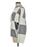 Design History Checkered-gingham Gray Turtleneck Sweater Size M - photo 5