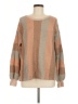 Shein 100% Acrylic Color Block Tan Pullover Sweater Size 8 - 10 - photo 1