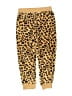 T.J. Maxx 100% Polyester Animal Print Yellow Casual Pants Size 5 - 6 - photo 2