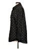 Boohoo 100% Cotton Polka Dots Black Long Sleeve Button-Down Shirt Size 8 - photo 5