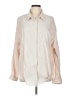 Hem & Thread Color Block Pink Long Sleeve Blouse Size L - photo 1