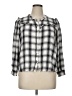 Old Navy 100% Viscose Silver 3/4 Sleeve Blouse Size XL - photo 1