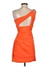 Hannah S 100% Polyester Orange Cocktail Dress Size 0 - photo 2