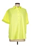 Bibi 100% Polyester Yellow Short Sleeve Blouse Size L - photo 1