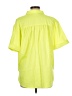 Bibi 100% Polyester Yellow Short Sleeve Blouse Size L - photo 2