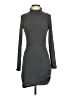 Le Lis Solid Gray Casual Dress Size S - photo 1
