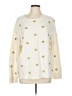 Talbots Polka Dots Ivory Pullover Sweater Size L - photo 1