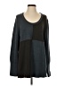 Known Supply Color Block Gray Pullover Sweater Size S - photo 1