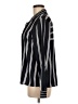 Wardrobe 100% Polyester Stripes Black Long Sleeve Blouse Size M - photo 5