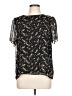 Gilli Black Short Sleeve Blouse Size L - photo 1