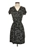 Nine West Animal Print Black Casual Dress Size XS - photo 1