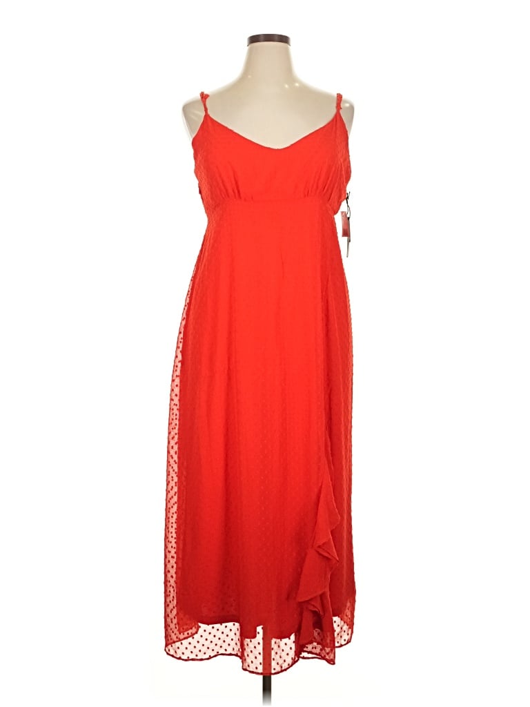 Pre-owned Black Tape_ Casual Dress In Red