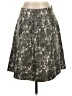 J.Crew 100% Silk Camo Silver Silk Skirt Size 4 - photo 1